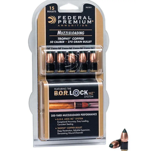 FED 50CAL 270GR TROPHY COPPER MZ BOR LOCK SYSTE