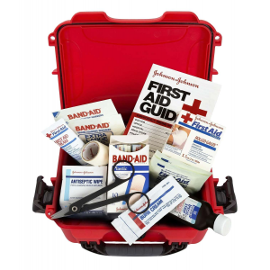 Nanuk 904S000RDPA0FSA01 First Aid Case  Waterproof Red NK-7 Resin