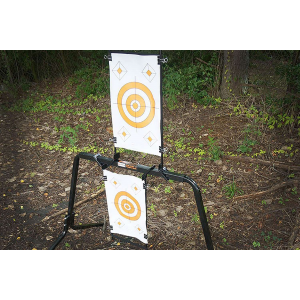 Viking Solutions VKS-VPT001 Convertible Paper Target Stand Black Steel