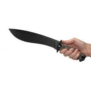 Kershaw 1077TAN Camp 10 10 65MN Carbon Steel Rubber Tan/Black