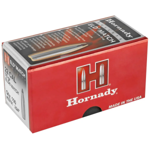 Hornady 22791 ELD Match  .22 Cal .224 75 gr Extremely Low Drag-Match 100 Per Box