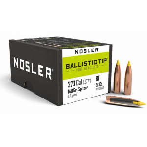 Nosler 270 CAL 140 Gr Ballistic Tip Hunting 50rds