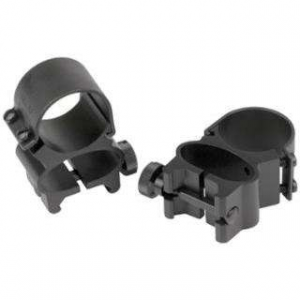 Weaver Mounts 49513 See-Thru  Rings Weaver Detachable 1 Black Gloss