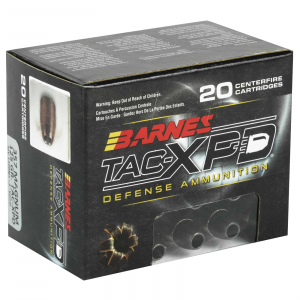 BARNES Bullets 21550 Tac-xpd 357 Mag 125 Gr BARNES Tac-xp Lead Free Pistol Ammunition 20 Rd Box
