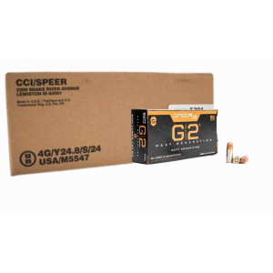 SPEER GOLD DOT 54226 LE G2 DUTY 9MM 147GR AMMUNITION - 1000 rd Case