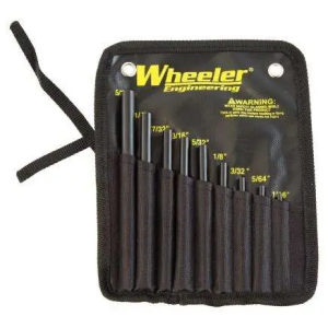 WHEELER 9-PC ROLL PIN STARTER SET W/STORAGE POUCH