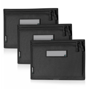 Savior Equipment Pistol Sleeve For Specialist Range Bag- 3 Pack- Obsidian Black