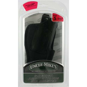 Uncle Mikes 70050 Sidekick with Mag Pouch Belt 4.5-5 Lg Auto Laminate Black