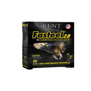 Kent Cartridge K203FSP282X4 Fasteel 2.0 20 GA 3 1 oz 2x4 Shot 25rds