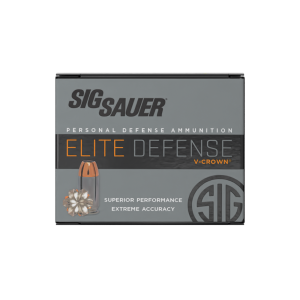 45 ACP/Auto Ammo - Sig Sauer Elite V-Crown JHP Sig Sauer Elite V-Crown JHP Ammo
