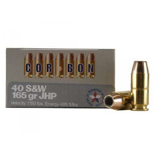 CORBON 40S&W 165GR JHP 20rd BOX