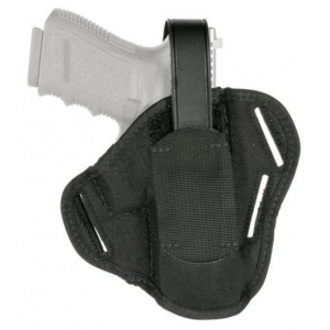 Blackhawk 40PC03BK Pancake  OWB 5-6.5 Med/Lg DA Revolver Nylon Black