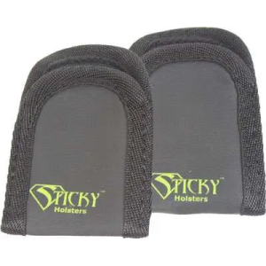Sticky Holsters MMSX2 Mini Mag Sleeve Single Black w/Green Logo Latex Free Synthetic Rubber (2 Pack)