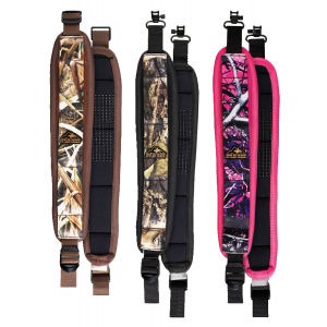 Butler Creek 181018 Comfort Stretch Sling with Uncle Mike's QD Swivels 2.50 W x 44 L Adjustable Mossy Oak Obsession Neoprene for Rifle