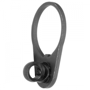 Blackhawk 70SM04BK Universal Single Point Sling Adapter  Black Metal AR-15/M4
