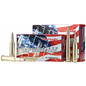 Hornady 8047 American Whitetail  243 Win 100 gr InterLock Boat Tail Soft Point 20 Bx/ 10 Cs