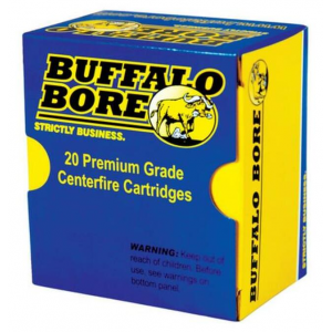 Buffalo Bore Ammunition 19G/20 Tactical  357 Mag 125 gr Jacketed Hollow Point (JHP) 20 Bx/ 12 Cs
