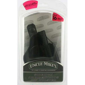 Uncle Mikes 70160 Sidekick with Mag Pouch Belt 3.25-3.75 Med/Lg Auto Laminate Black