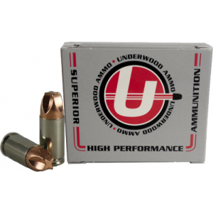 UNDERWOOD Ammo 9mm Luger +p 90gr. Xtreme Defender 20-pack