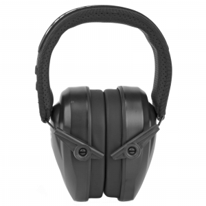 Walkers GWPCRPAS Razor Compact Polymer 24 dB Over the Head Black Ear Cups w/Black Band