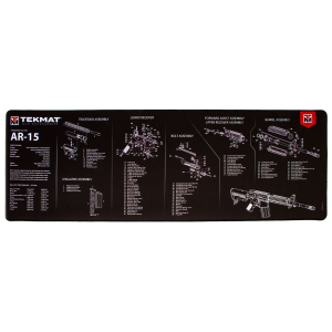 TekMat TEKR44AR15 Ultra Premium Cleaning Mat  AR-15 Parts Diagram 15 x 44