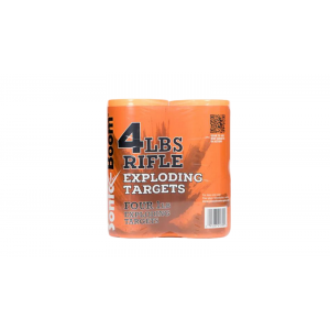 Sonic Boom 1 lb Exploding Rifle Target - 4 Pack