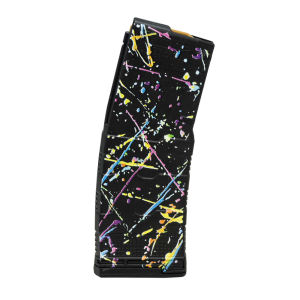 Amend2 AMEND2 MOD 3 5.56MM 30RD AR15 BLACK NEON SPLATTER POLYMER MAGAZINE ( 50 PER CASE ) - $15.79 at BattleHawk Armory