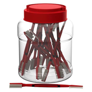 NYLON BRUSHES IN PLASTIC TUB 25 PACK