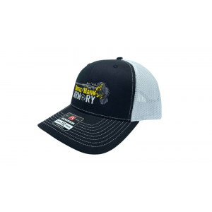 BattleHawk Armory Richardson 112 Snapback Trucker Hat- Black/White