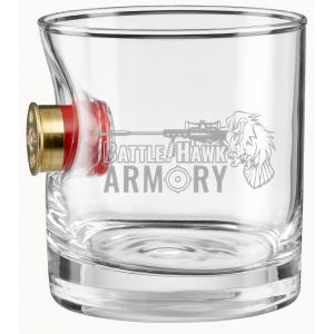 Benshot Shotshell BattleHawk Armory 11oz Rocks Glass