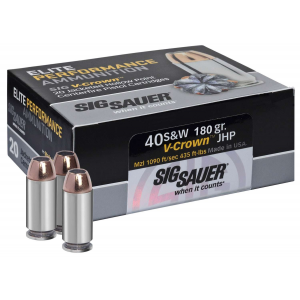 Sig Sauer Elite V-Crown JHP Ammo