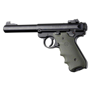 Ruger MKIV Rubber Grip with Finger Grooves OD Green