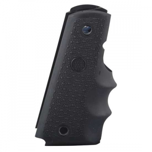 Govt. Model Rubber Grip with Finger Grooves Black