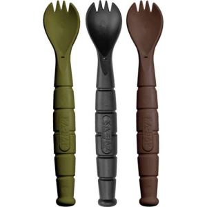 Ka-Bar KA-BAR MIL-SPEC SPORK/KNIFE 3 PACK OD GREEN/BLACK/BROWN - $17.30 at BattleHawk Armory