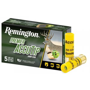 Remington Premier AccuTip 20 Gauge 3, 260gr Sabot Slug, 5rd Box