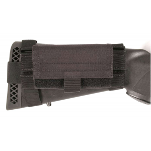 Blackhawk 52BS02BK Buttstock Shell Pouch  5 Rounds Black Nylon