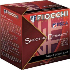 Fiocchi 12SD18L8 Shooting Dynamics Target Load 12 Gauge 2.75 1 1/8 oz 8 Shot 25 rd BOX
