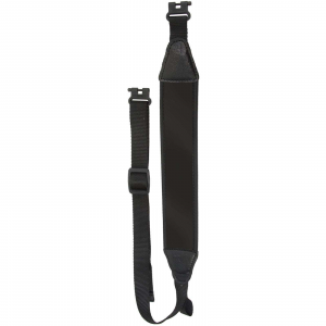 Outdoor Connection NDR90075 Raptor Sling with 1 Brute E-Z Detach Swivels 2 W Adjustable Black Nylon Webbing for Rifle/Shotgun