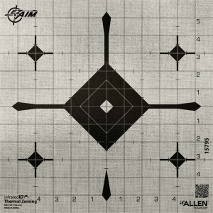 ALLEN 15795 EZ AIM INFRARED ID GRID BLLEYE 12 TARG
