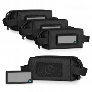 Savior Equipment Loose Mini Sac Soft Ammo Carrier 4 Pack Obsidian Black