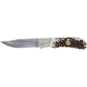 UNCLE HENRY KNIFE NEXT GEN STAGLON 3 FOLDER CLIP BLADE