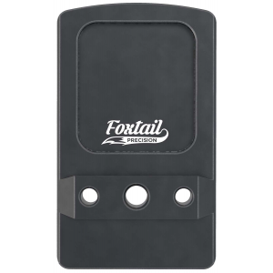 Foxtail Precision 100014 Rear Sight Dovetail Optic Adapter Plate for non MOS Glock  Black Anodized Glock Non MOS
