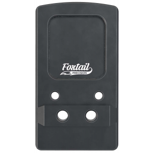 Foxtail Precision 100015 Rear Sight Dovetail Optic Adapter Plate for non MOS Glock  Black Anodized Glock Non MOS