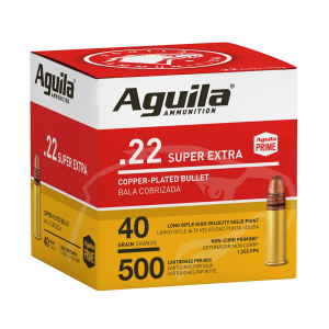 Bulk Aguila Standard High Velocity CP Solid Point Ammo