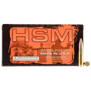 HSM Match Boat Tail BT HP Ammo