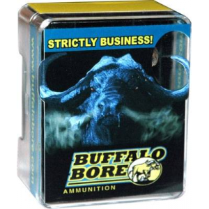 Buffalo Bore Ammunition 34B/20 Pistol  9x18 Makarov +P 115 gr Hard Cast Flat Nose (HCFN) 20 Bx/ 12 Cs