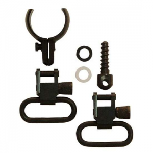 Grovtec US Inc GTSW46 Barrel Band Swivel Set 1 Black Steel Rifle/Shotgun Fits Magazine Tubes .800-.850