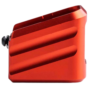 Cross Armory CRG+0MEG17RD Magazine Extension  Fits Glock 17/22/31 Gen 1-5 Red Aluminum