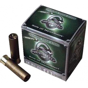 HEVISHOT 61222 Hevi-steel 12 Gauge 2.75 1 1/8 Oz 2 Shot 25 Bx