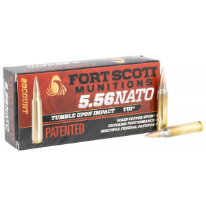 Fort Scott Munitions SCS Tumble Upon Impact TUI Ammo